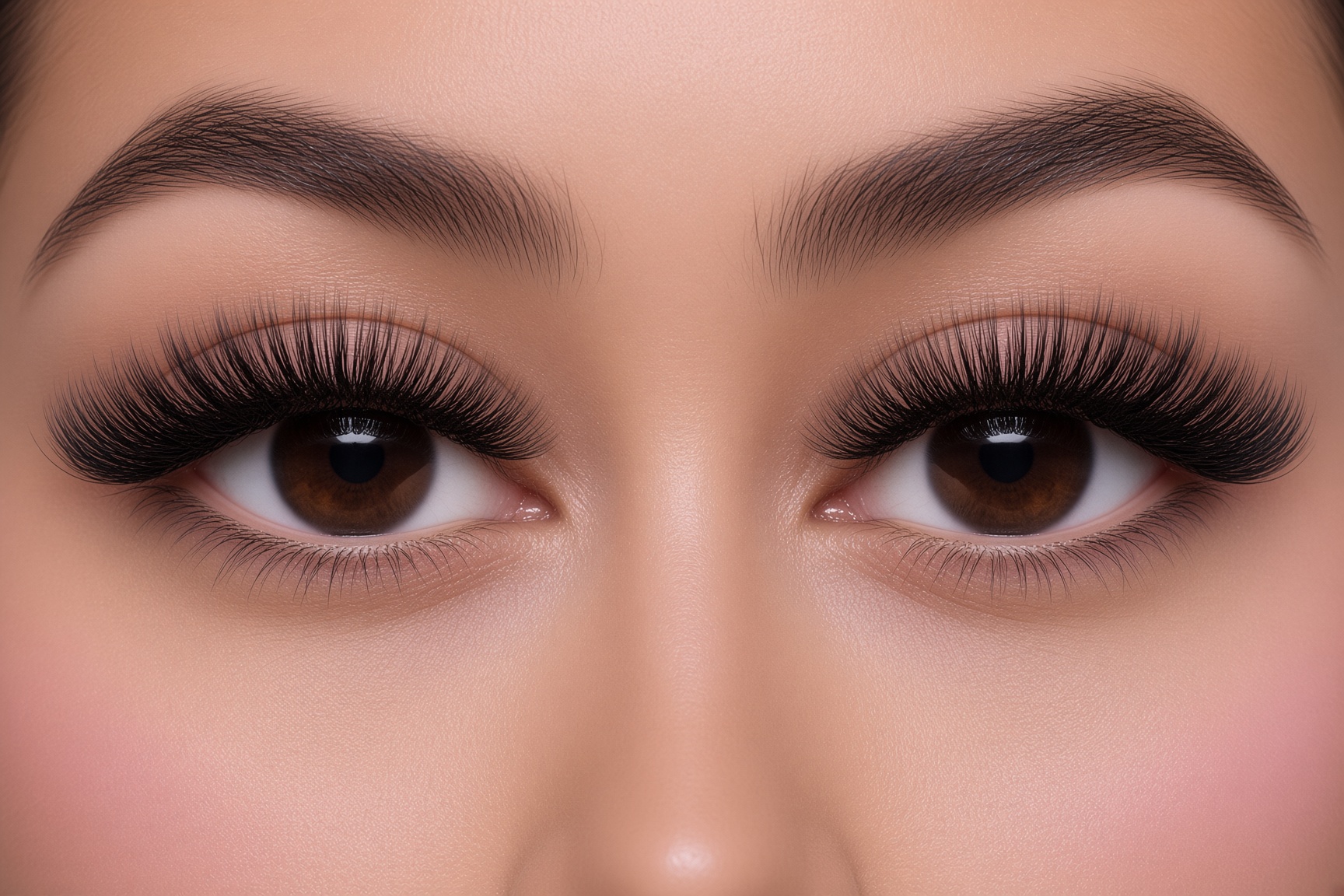 After: COMB hybrid set on almond eyes