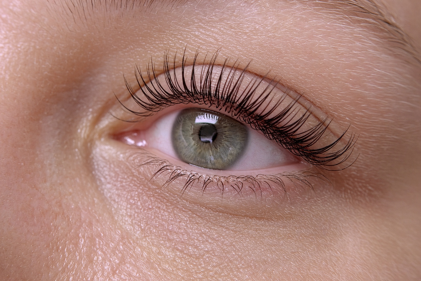 Before: COMB hybrid set on almond eyes
